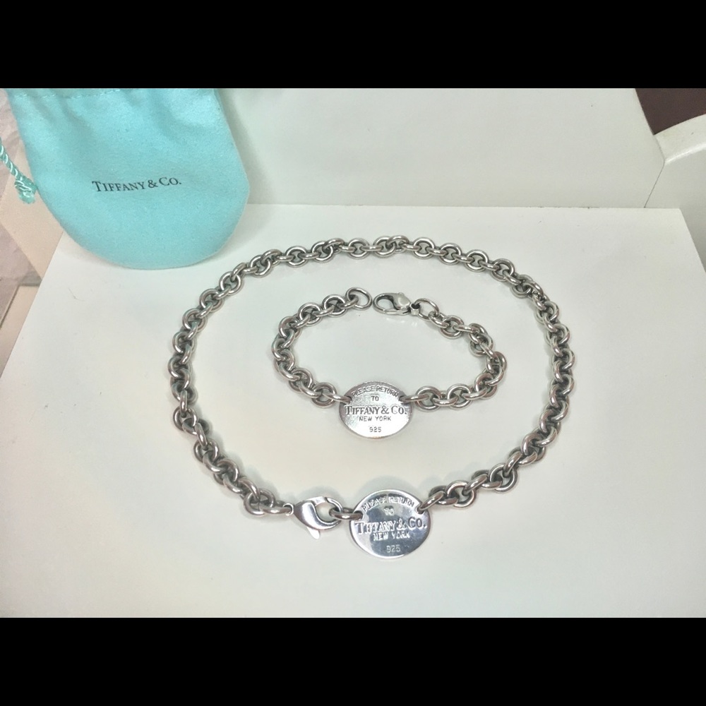 💙Authentic Tiffany’s Necklace & Bracelet